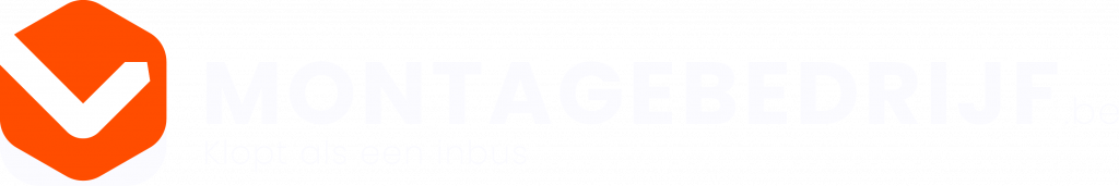 Logo montagebedrijf wit